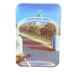 Vintage 1981 Southfork Ranch Dallas TV Show Souvenir Tray Lorimar Productions